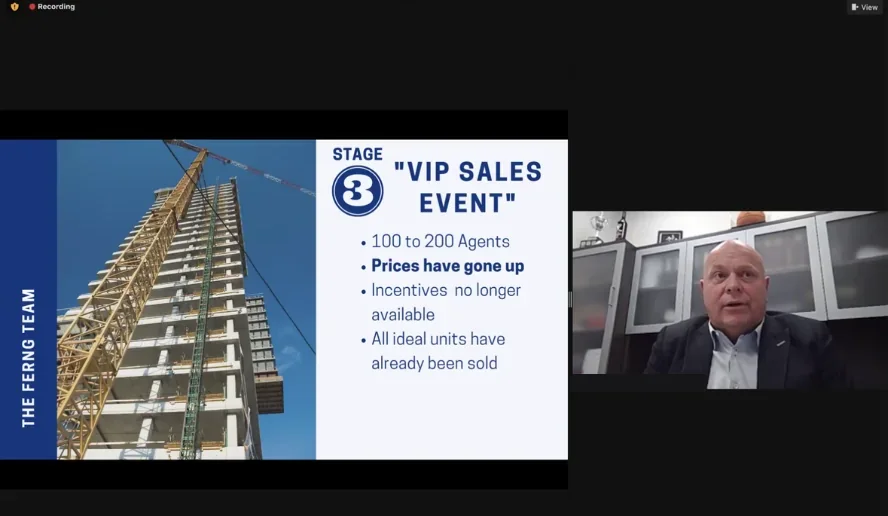 Captura de Zoom durante el webinar